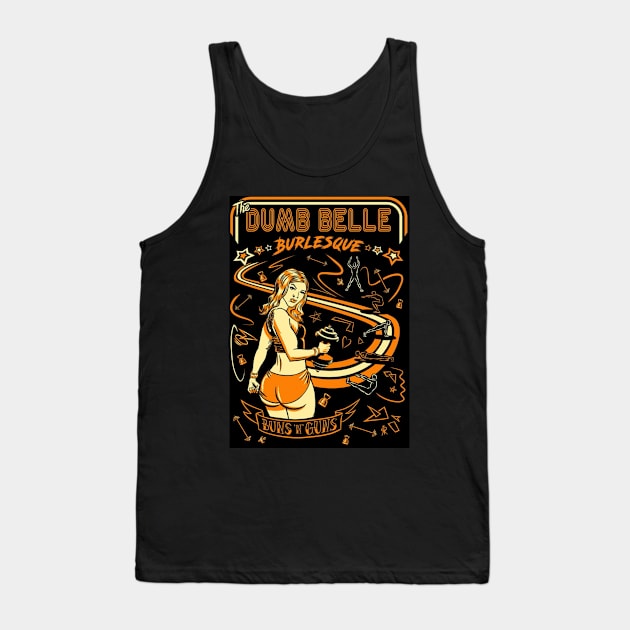 The Dumb Belle Tank Top by FatRobotDraws